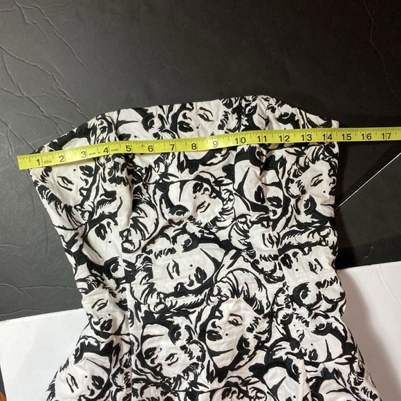 Betsey Johnson Marilyn Monroe Strapless Swing Dress-with pockets! Stunning!💋 - Picture 4 of 8